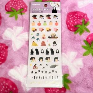 Studio Ghibli Spirited Away Schedule Seal Sticker Sheet Japan Exclusive Planner